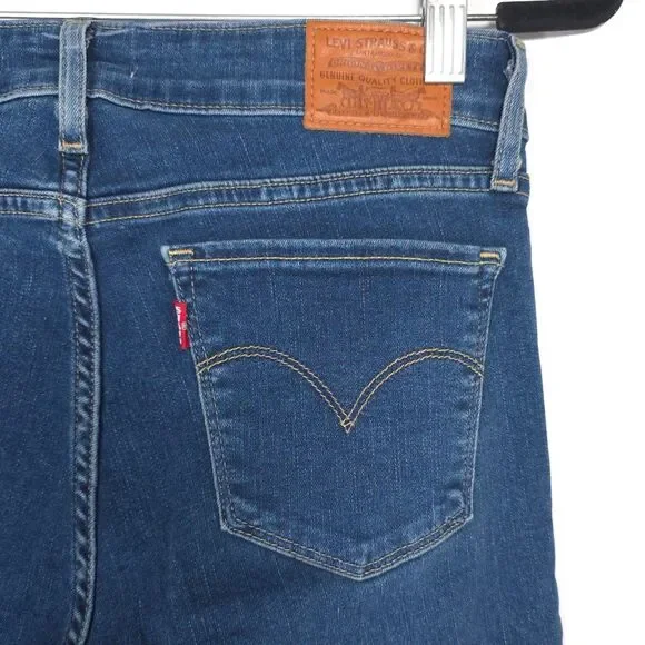 LEVI’S PREMIUM Women’s Jeans 711 Skinny Size 27 Distressed Stretch Cotton - Picture 8 of 12